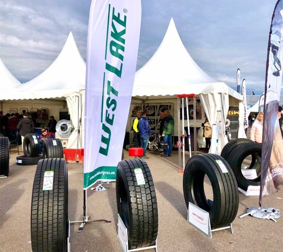 Westlake Tyre Exhibited at Trucker Trucking Festival in Sweden