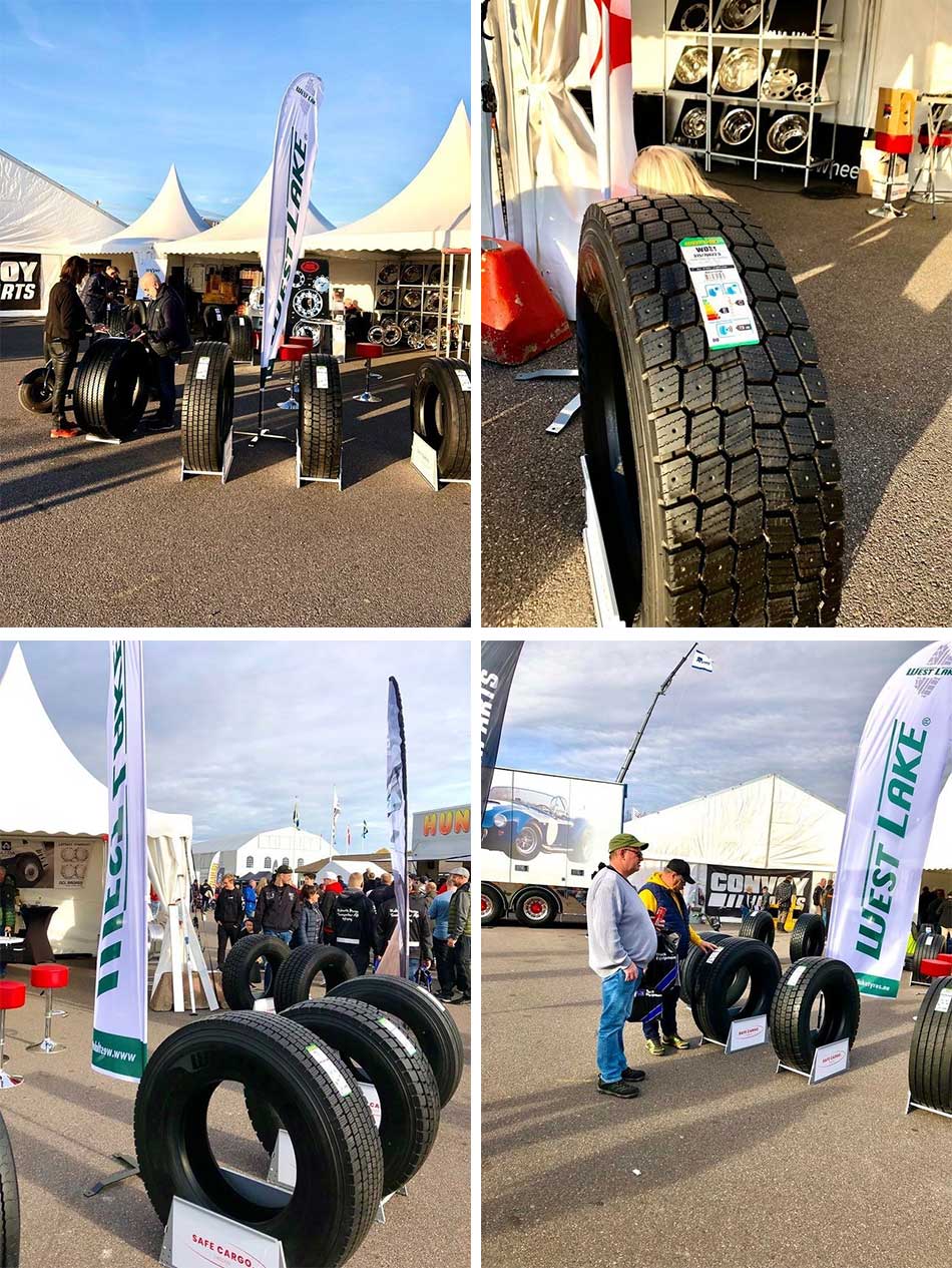 Westlake Tyre Exhibited at Trucker Trucking Festival in Sweden