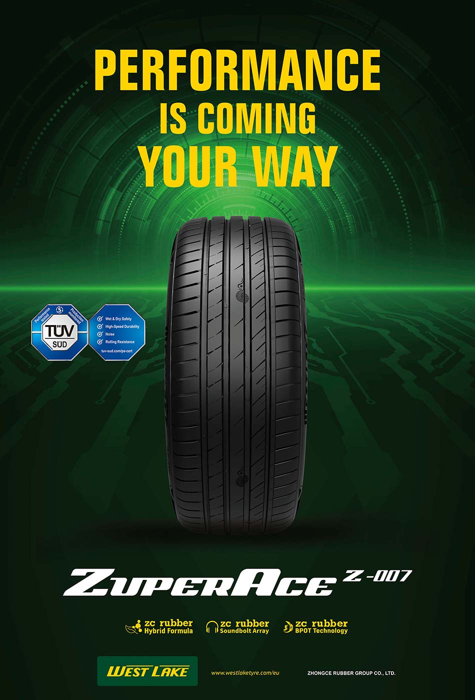 WESTLAKE launched New Flagship Tyre for Europe at Tire Cologne