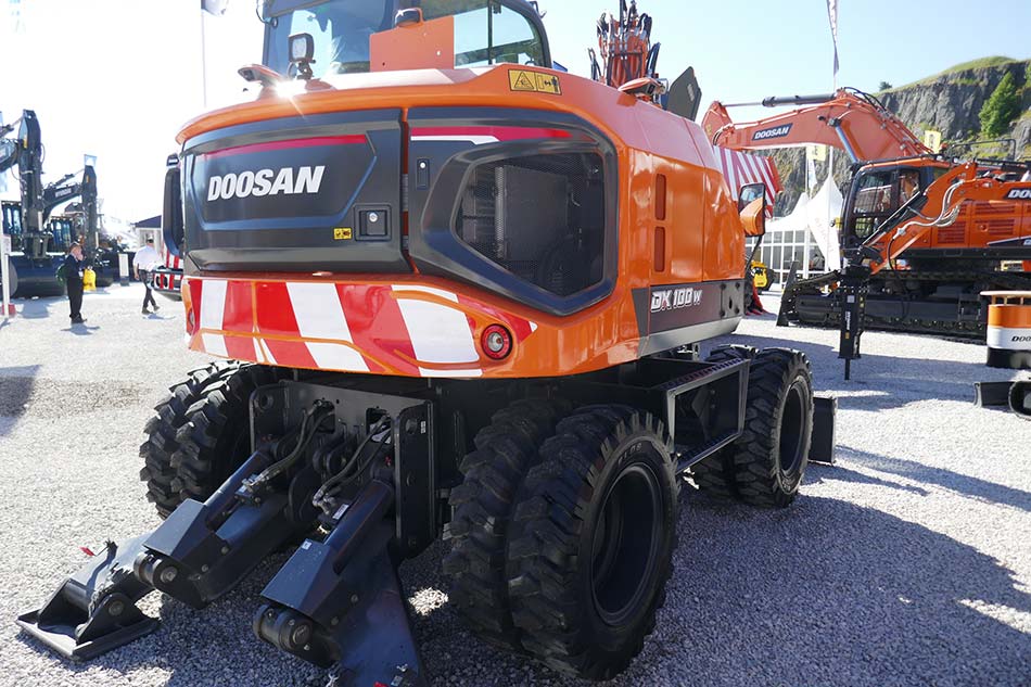 Westlake EL08 as Doosan’s OE Tire at Hillhead Show 2022